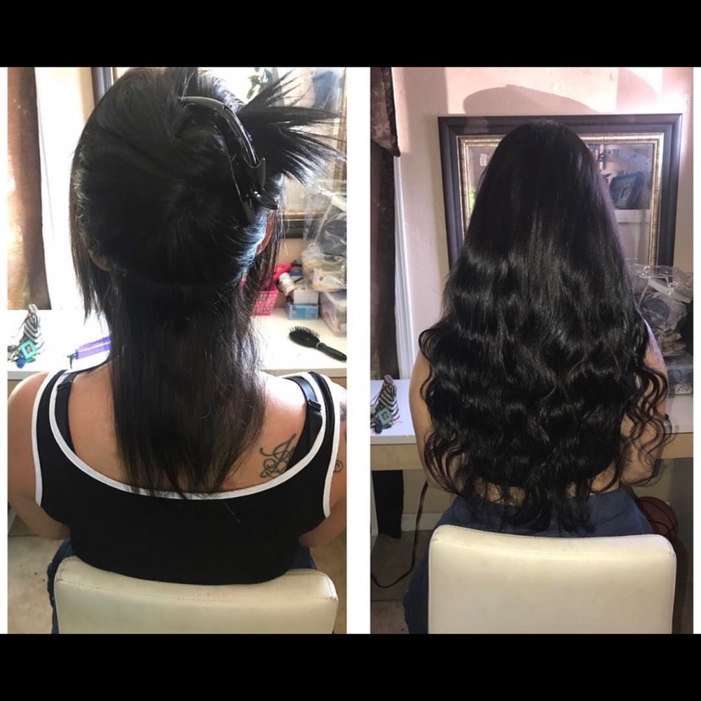 Brazilian hair extensions